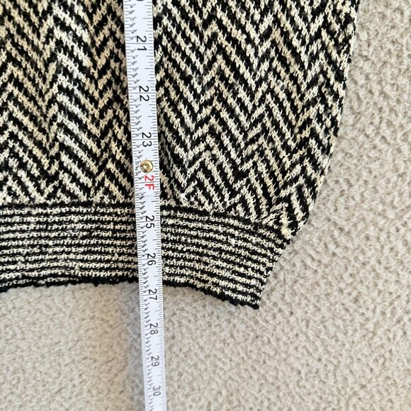Vintage Brenda French Sweater Abstract Pattern Rayon 80s USA - Picture 5 of 6